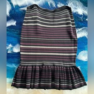 Max Studio London Womens Tulip Stretch Pencil Skirt Black M